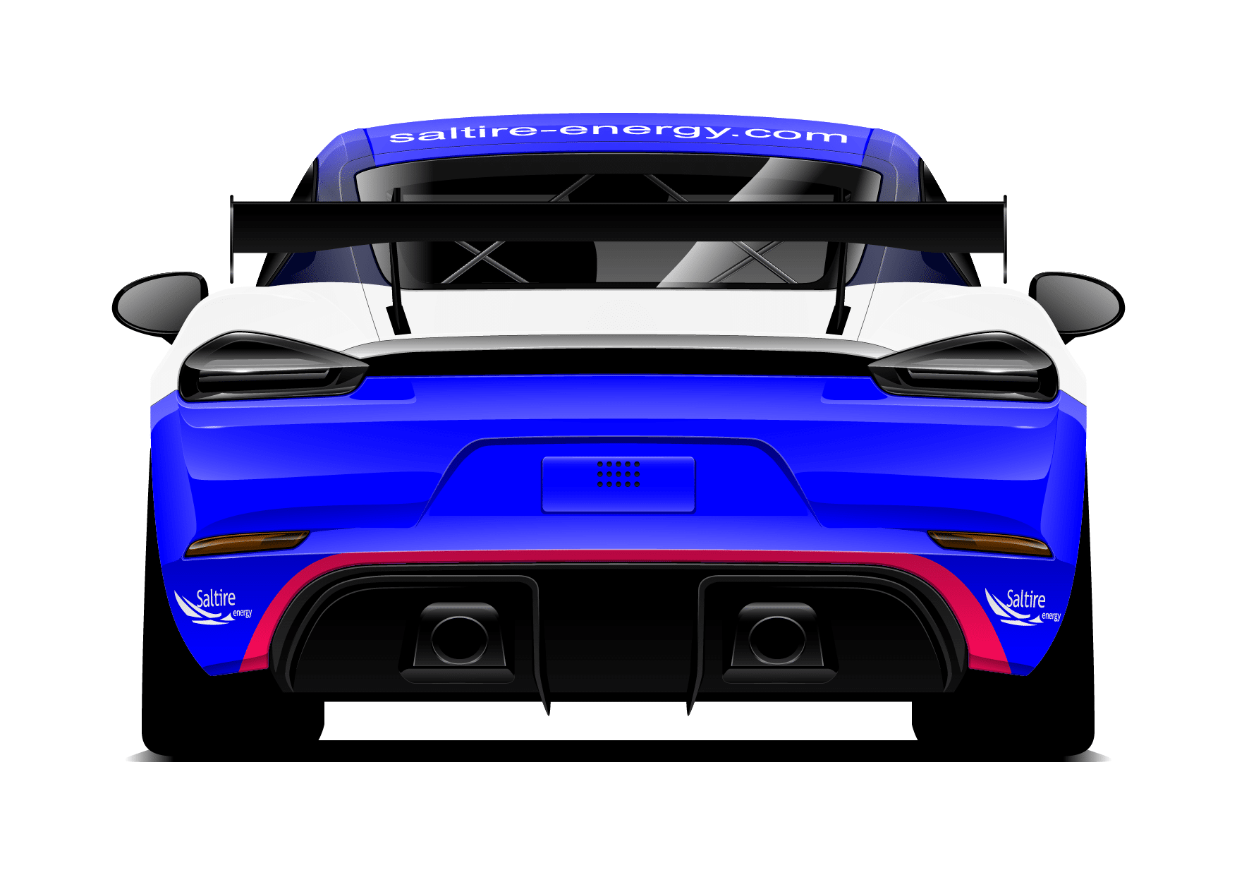 Saltire Energy sponsored Porsche Car for Katia Loggie, racing for Toro Verde GT